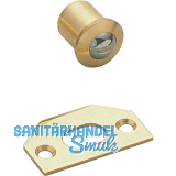 LAMP� Kugelschnapper TS-S zum Einbohren, Messing poliert