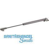 Bremsklappenhalter Kraby Desk, L 355, FH 380-550, Metallguss champ./FE verni.