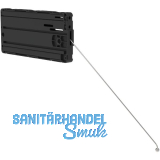 EFFEGI BREVETTI Bremsklappenhalter SlimWinch 10 mit Stahlseil, KH 200 - 480 mm