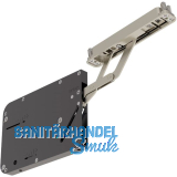 EFFEGI BREVETTI Hochstellst�tze UNICO FLAP-3 f�r Frontst�rke 18-30mm vernickelt