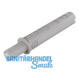 K-Push Tech Druckschnapper mit Magnet, Hub 14 mm, grau
