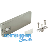 Bremsklappenhalter Link mit Stahlseil U262 Zamak Edelstahl Effekt