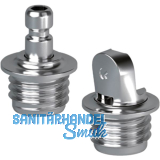 Hochstellst�tze K12 Adapter zum Einschrauben, Zamak