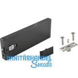 Bremsklappenhalter Link mit Stahlseil A262 Gunmetal schwarz