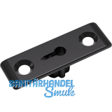 Bremsklappenhalter Link Frontanbindung Gunmetal schwarz