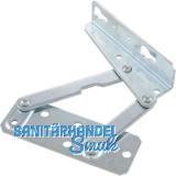 POHL Truhenbankbeschlag EW-420 ohne Feder �ffnungswinkel 95� Stahl blau verzinkt