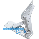 POHL Truhenbankbeschlag EW-425 mit Feder �ffnungswinkel 95� Stahl blau verzinkt