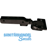 LAMP� Schwerlast M�bel Scharnier 95�, Eckanschlag, mit Feder, schwarz