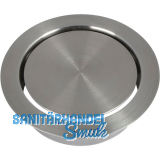 LAMP� Einwurfklappe ged�mpft rund 136 mm Edelstahl
