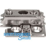 LAMP� Kreuzmontageplatte J95, Schrauben, Distanz 0 mm, vernickelt