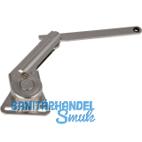 LAMP� Truhenbeschlag NSDX-20R, Rechts, Stahl vernickelt