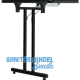 CORBETTA Klapptischgestell Flexo 1, Breite 400 mm, schwarz