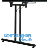 CORBETTA Klapptischgestell Flexo 1 BIG, Breite 800 mm, schwarz