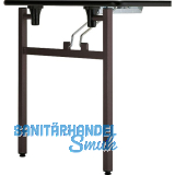 CORBETTA Klapptischgestell Flexo 3, Breite 600 mm, schwarz