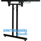 CORBETTA Klapptischgestell Flexo 1, Breite 596 mm, schwarz