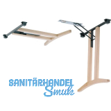 Klapptischgestell 820 - Buche roh/schwarz beschichtet