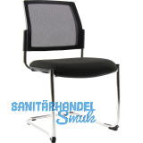 TOPSTAR Besucherstuhl BtoB 20 Netz chrom/schwarz