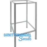 S�ulenstehtischgestell Barcelona - Edelstahl matt geschliffen