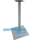 Plattenstehtischgestell Bayreuth - silberfarbig beschichtet