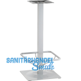 Plattenstehtischgestell Fu�st�tze Bayreuth 1 - silberfarbig beschichtet