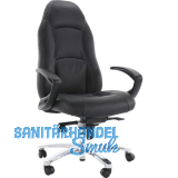 TOPSTAR B�rodrehstuhl RS 1 Echtleder/Kunstleder schwarz