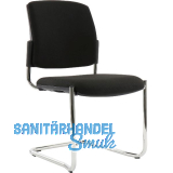 TOPSTAR Besucherstuhl BtoB 20 Polster chrom/schwarz