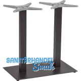 Platten-Tischgestell Salzach 2 schwarz beschichtet