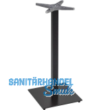 Plattenstehtischgestell Salzach-1-Bar schwarz beschichtet