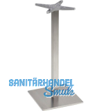 Plattenstehtischgestell Salzach-1-Bar Edelstahl satiniert