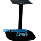 Plattentischgestell Slim, H�he 470, Bodenplatte 390x390, Stahl schwarz RAL 9005