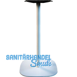 Tischgestell Slim, H�he 870, Bodenplatte 485x485, Stahl wei� RAL 9010