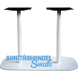 Plattentischgestell Slim, H�he 720, Bodenplatte 985x485, Stahl RAL-Farbe