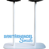 Plattentischgestell Slim, H�he 1070, Bodenplatte 985x485, Stahl RAL-Farbe