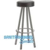 Barhockergestell Cannes - silberfarbig beschichtet Barhockergestell Cannes - silberfarbig beschichtet