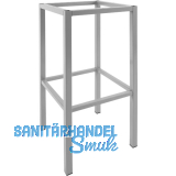 Barhockergestell Madrid - silberfarbig beschichtet Barhockergestell Madrid - silberfarbig beschichtet