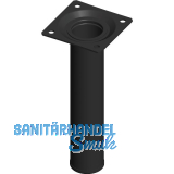 ELEMENT SYSTEM M�belfu� Rundrohr � 30 mm, L�nge 150 mm, Stahl schwarz