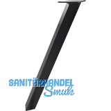 SIMAUSROM Tischfu� schr�g 60 x 60 x 720 mm schwarz matt