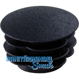 Lamellenstopfen gew�lbt � 18mm Wandst�rke 0,8 - 2 mm schwarz