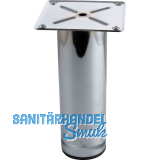 Dekorfu� Fu� � 60 mm, L�nge 190 mm, Anschraubplatte, Stahl verchromt