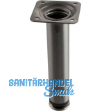 Dekorfu� Fu� � 30 mm, L�nge 160 mm, Stahl, Edelstahl Effekt