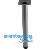 Dekorfu� Fu� � 30 mm, L�nge 290 mm, Stahl silber RAL 9006