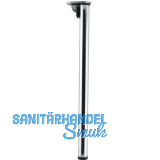CAMAR Tischfu� "Click" � 50 mm, L�nge 705 mm, Stahl verchromt