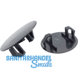 Lochblendstopfen rund DM 27 - 33 mm Kunststoff schwarz