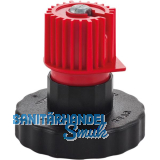 CAMAR Sockelverstellfu� Unicomatic 60 mm Kunststoff schwarz/rot