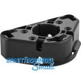 CAMAR Oberteilgleiter Unico Einschrauben mit Rand Kunststoff schwarz