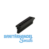 CAMAR Befestigungsplatte Unico Einnuten Kunststoff schwarz