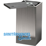 Sockelfu� Capri 50 100 mm Aluminium Edelstahl-Effekt