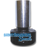 CAMAR Sockelverstellfu� 28 x 120 mm Stahl verzinkt/Kunststoff schwarz