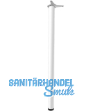 CAMAR Tischfu� rund 60 x 1100 mm Stahl wei� lackiert