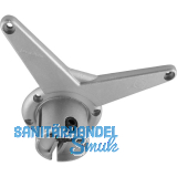 CAMAR Ersatz-Befestigungsplatte oben - Tischfuss zylindrisch/Aluminia � 60 mm